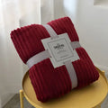 Axyaa Coral Fleece Winter Blanket - Soft & Warm Sofa Bedspread Plaid