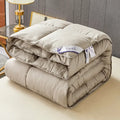 Axyaa 95 White Goose Down Winter Quilt: Luxurious & Warm Duvet Insert for All Seasons