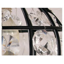 Axyaa Wolf Crystal Resin Wall Sconce Light for Home Decor