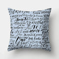 Axyaa Home Decor Square Pillow Cover 45x45cm for Bed Living Room Sofa Hotel Car