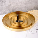 Axyaa Gold Nordic Ins Style Desktop Tray Jewelry Organizer Dish Home Decor