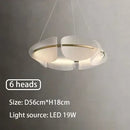 Axyaa Petal Pendant Light: Modern Designer Ring Luxury Bedroom Lighting