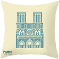 Axyaa French Landscape Pillowcase: Custom European-style Cushion Cover for Home Decor