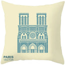 Axyaa French Landscape Pillowcase: Custom European-style Cushion Cover for Home Decor