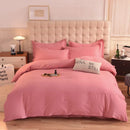 Axyaa 2024 Luxury Cotton Thickened Solid Color Four-Piece Set