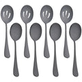 Axyaa Stainless Steel Slotted Spoon Set - Multicolored Big Soup Flatware Kit