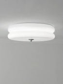 Axya Cream Glass Ceiling Light: French Retro Nordic Simple Vintage Bedroom Lamp