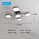 Axyaa Nordic Ceiling Chandeliers in 3 Colors for Home Lighting