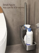Axyaa Bathroom Toilet Shelf & Brush Storage