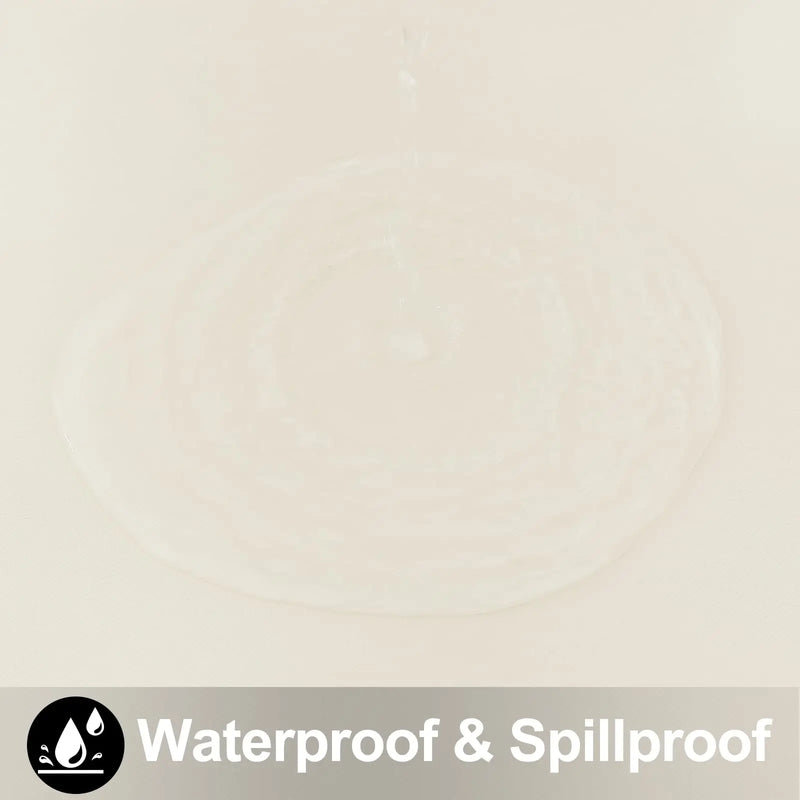 Axyaa Waterproof Vinyl Tablecloth: Stylish & Practical Table Cover for Home & Restaurant
