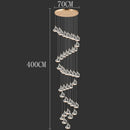 Axyaa Nordic Stair Chandelier Living Room Dining Pendant Ceiling Light Indoor Lighting