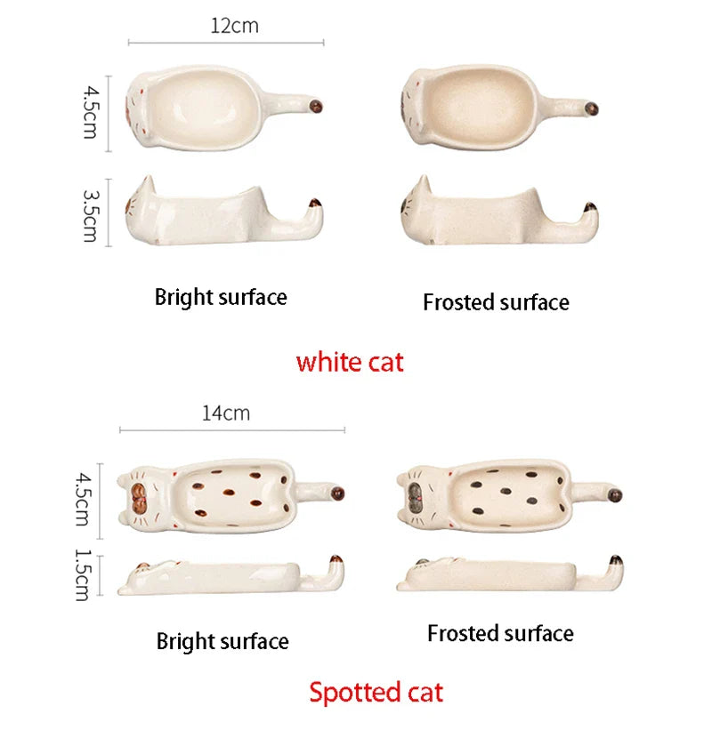 Axya Mini Cat Sauce Dish Set for Kitchen Table Decor