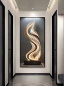 Axyaa Abstract Art Mural Wall Lamp for Foyer Living Room Staircase Decoration