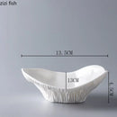 Axyaa Shell Ceramic Bowl Set for Soup, Salad, Dessert, Ice Cream, Snacks & Fruits