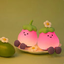 Axyaa Silicone Eggplant Night Light: Dimmable, Rechargeable, Touch Control