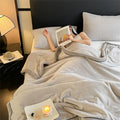 Axyaa Double Layer Milk Velvet Blanket: Warm Plush Throw for Sofa, Bed, & Nap