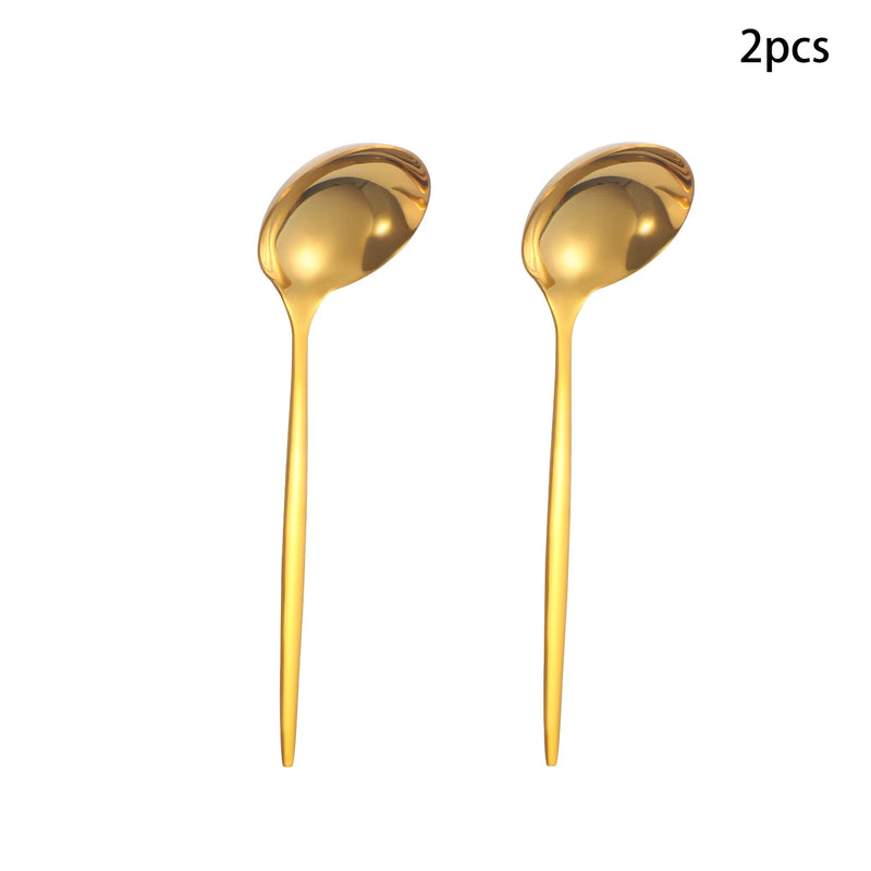 Axyaa Stainless Steel Tableware Set for Hotels, Restaurants, Parties, and Buffets