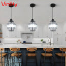 Nordic Modern K9 Crystal Pendant Chandelier by Axyaa for Indoor Dining Room Lighting