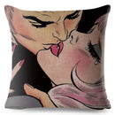 Axyaa Pop Art Crying Girl Cushion Cover 45x45cm