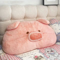 Axyaa Super Soft Pig Head Cushion Bedhead Pillow