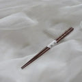 Axyaa Walnut Tortoise Shell Cut Wood Chopsticks - Household Gift