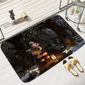 Axyaa Home Christmas New Year Decor Door Mat Bedroom Kitchen Floor Carpet
