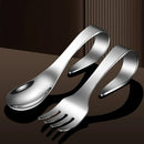 Axyaa Baby Self-Eating Spoon Stainless Steel Set - Children's Training Tableware