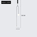 Axyaa Geometric Line Pendant Light - Minimalist Nordic Design for Home & Commercial Spaces