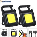 Axya Mini LED Keychain Flashlight: Rechargeable Outdoor Emergency Torch