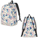 Axyaa Kids Backpack: Stitch Pink Angel School Daypack for Students.