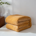 Axyaa Winter Grid Flannel Blanket | Thick Fleece Sofa Cover | Soft & Cozy Bedspread