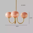Axyaa French Cream Chandeliers: Retro Style, Warm Lighting Fixtures for Living Room & Bedroom