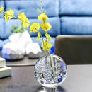 Axyaa Crystal Bubble Ball Vase Desk Decoration Artificial Flower Arrangement Room Decor