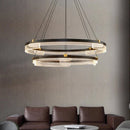 Axyaa LED Chandeliers for modern home decor and indoor lighting in living & dining spaces.