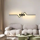 Axyaa LED Wall Lights 60/80/100cm Black Wall Sconce for Bathroom & Interior Lighting