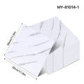 30x30cm Sxp Self-Adhesive Tile Stickers by Axyaa: Marble Pattern, Aluminum Foil, Easy Peel & Stick