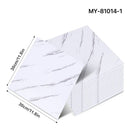 30x30cm Sxp Self-Adhesive Tile Stickers by Axyaa: Marble Pattern, Aluminum Foil, Easy Peel & Stick