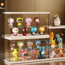 Axyaa Acrylic Bubble Display Rack Lego Storage Box Large Capacity Transparent Cabinet.