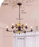 Axyaa Bauhaus Chandelier Retro Minimalist Candle Light French Restaurant Bedroom Lighting