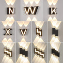 Axyaa Modern IP65 LED Wall Lamp, Waterproof Indoor Outdoor Light for Garden, Bedroom, Stairs
