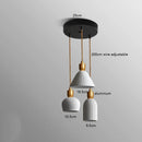 Axyaa Walnut Ceramic Nordic LED Pendant Lights: Modern Japanese Style for Home, Cafe, Restaurant.