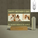 Axyaa Custom Acrylic Lamp with Photo & Text, Personalized Gift for Loved Ones