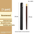 Axyaa Solid Wood Chopstick Set - Premium Chinese Household Cutlery Box