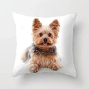 Axyaa Cute Dog Print Pillow Case for Bedroom Sofa Car Decor