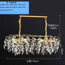 Axyaa Crystal Sky Chandelier: Elegant Ceiling Lighting for Hotel, Bedroom, Restaurant, Bar Counter