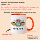 Axyaa Friends Central Perk Mug – 11oz Ceramic Tea Cup, Perfect Gift for Friends