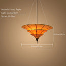 Axyaa Umbellate Paper Chandelier: Elegant Lighting for Home, Restaurant, Teahouse