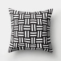 Axyaa Geometric Star Square Pillow Cover - Modern Home Decor Art Print