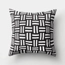 Axyaa Geometric Star Square Pillow Cover - Modern Home Decor Art Print