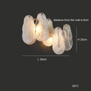 Axyaa Nordic White Cloud Glass LED Pendant Light Chandelier